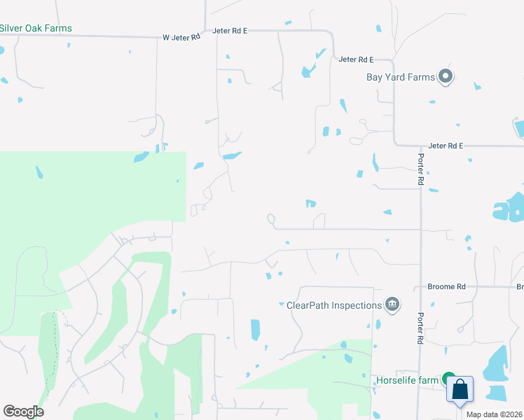 map of restaurants, bars, coffee shops, grocery stores, and more near 400 Porter Road in Bartonville