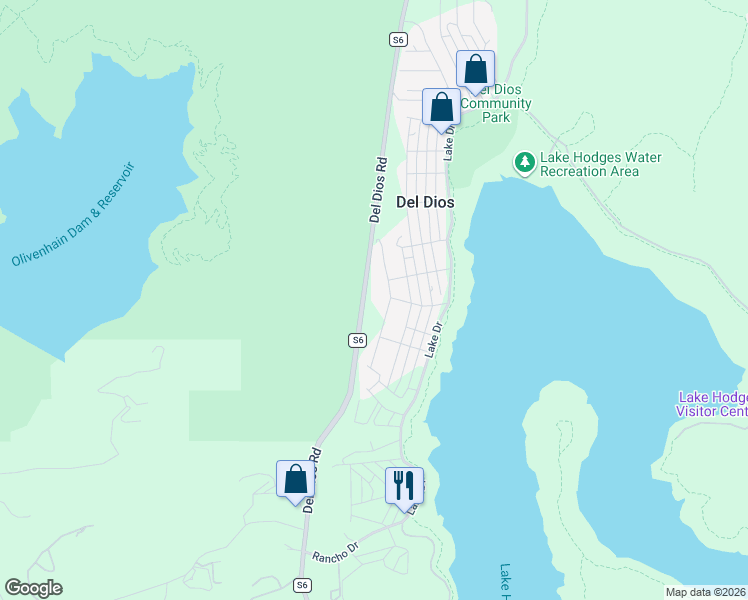 map of restaurants, bars, coffee shops, grocery stores, and more near 19840 7th Place in Escondido