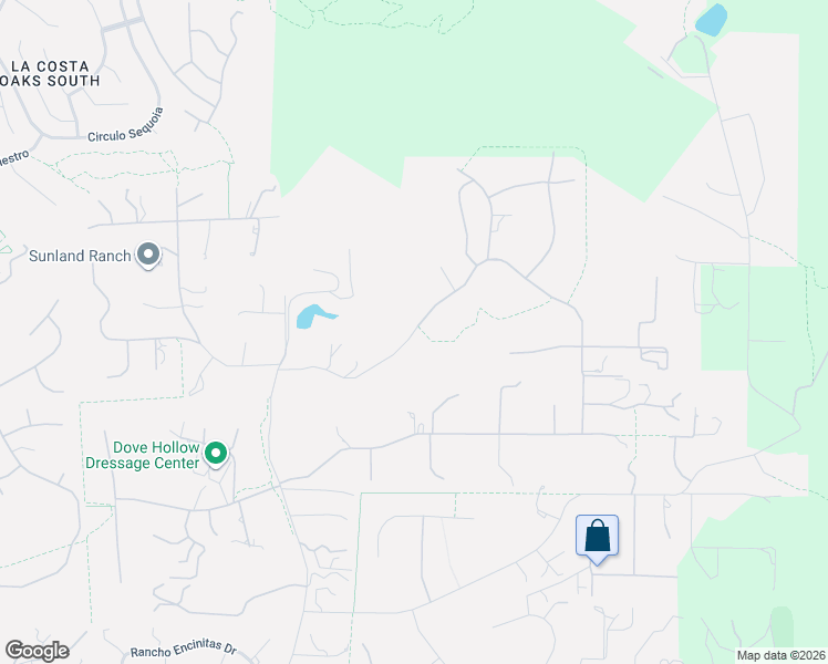map of restaurants, bars, coffee shops, grocery stores, and more near Lone Hill Lane in Encinitas