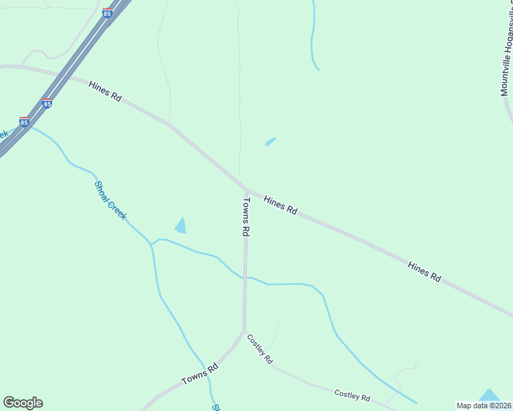 map of restaurants, bars, coffee shops, grocery stores, and more near 1506 Towns Road in LaGrange