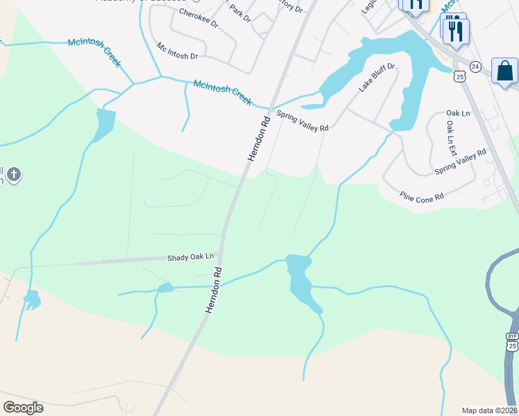 map of restaurants, bars, coffee shops, grocery stores, and more near 720 Wood Valley Road in Waynesboro