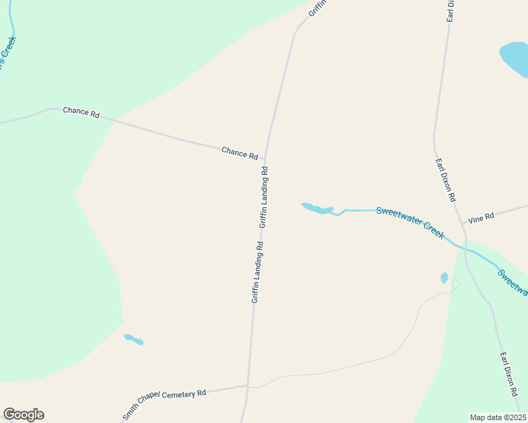 map of restaurants, bars, coffee shops, grocery stores, and more near 607 Griffin Landing Road in Girard