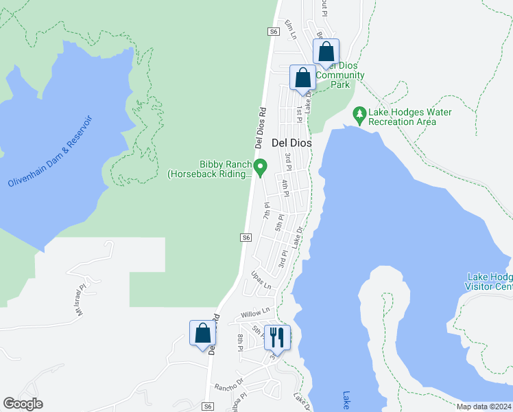 map of restaurants, bars, coffee shops, grocery stores, and more near 19840 7th Place in Escondido