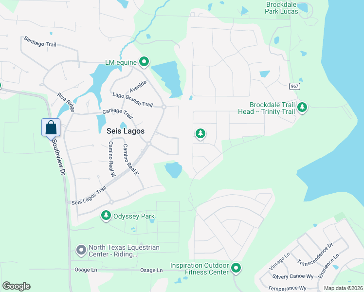 map of restaurants, bars, coffee shops, grocery stores, and more near 112 Cordero Trail in Wylie