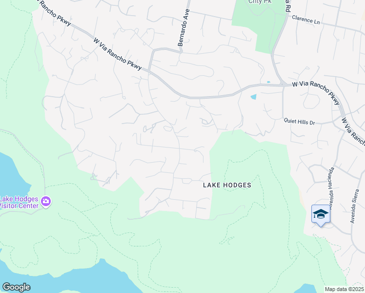 map of restaurants, bars, coffee shops, grocery stores, and more near 3334 Via Loma Vista in Escondido