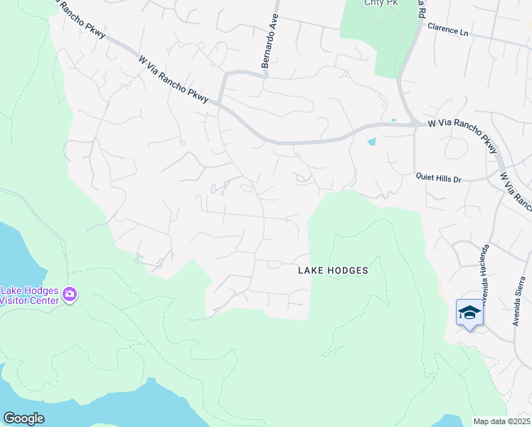 map of restaurants, bars, coffee shops, grocery stores, and more near 3367 Via Loma Vista in Escondido