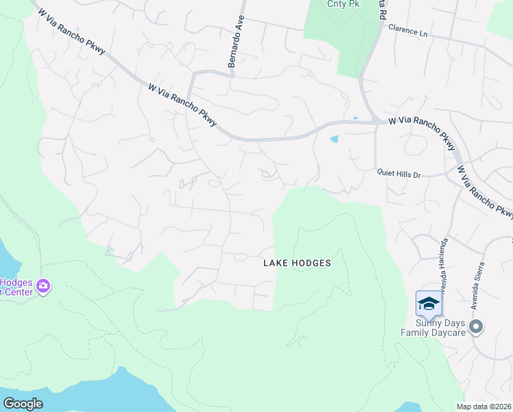 map of restaurants, bars, coffee shops, grocery stores, and more near 3272 Via Loma Vista in Escondido