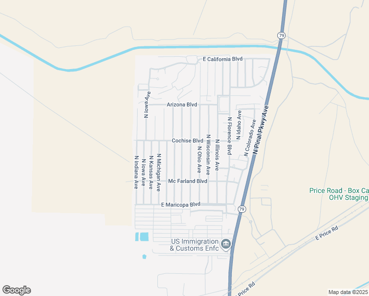 map of restaurants, bars, coffee shops, grocery stores, and more near 3801 North South Dakota Avenue in Florence