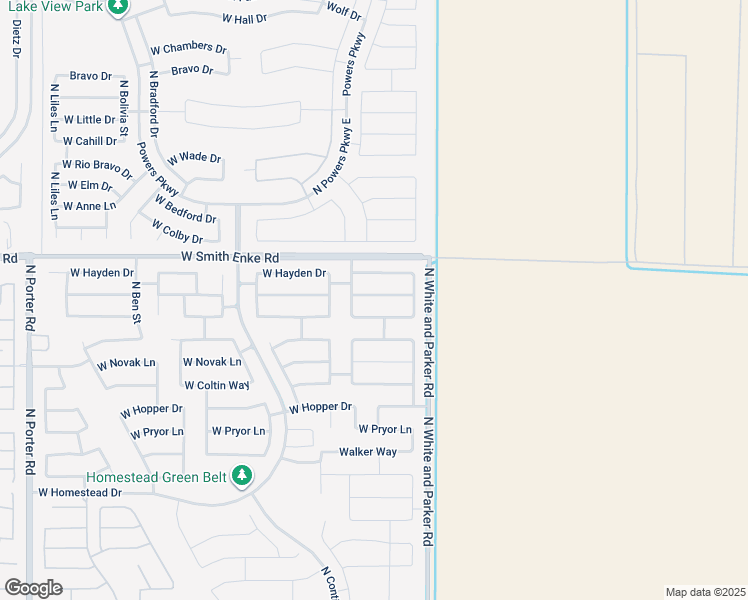 map of restaurants, bars, coffee shops, grocery stores, and more near 40107 West Thornberry Lane in Maricopa