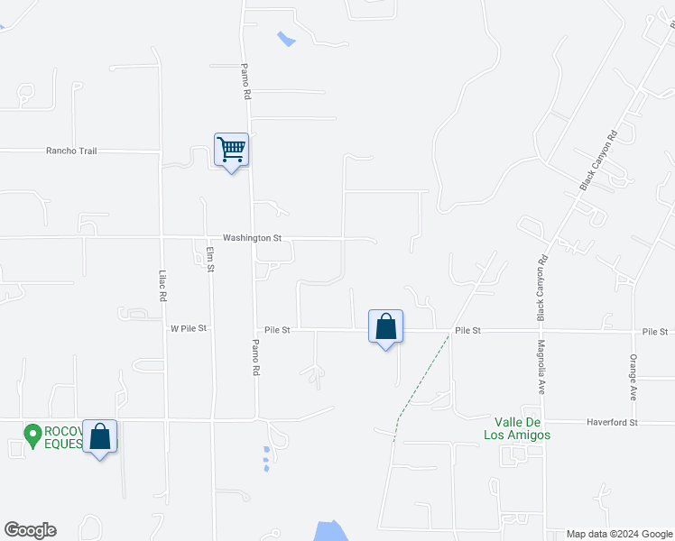 map of restaurants, bars, coffee shops, grocery stores, and more near 267 Washington Street in Ramona