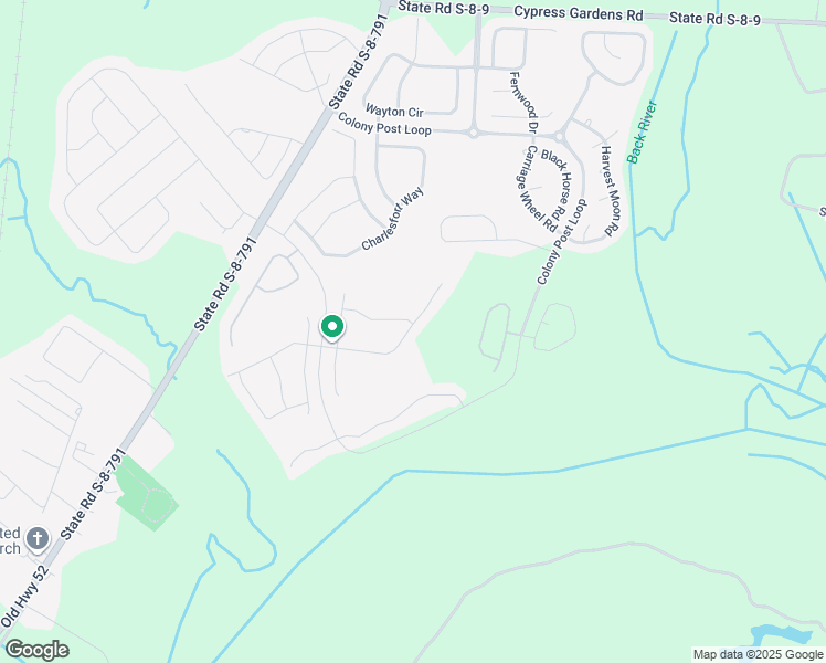 map of restaurants, bars, coffee shops, grocery stores, and more near 137 Nolin Road in Moncks Corner
