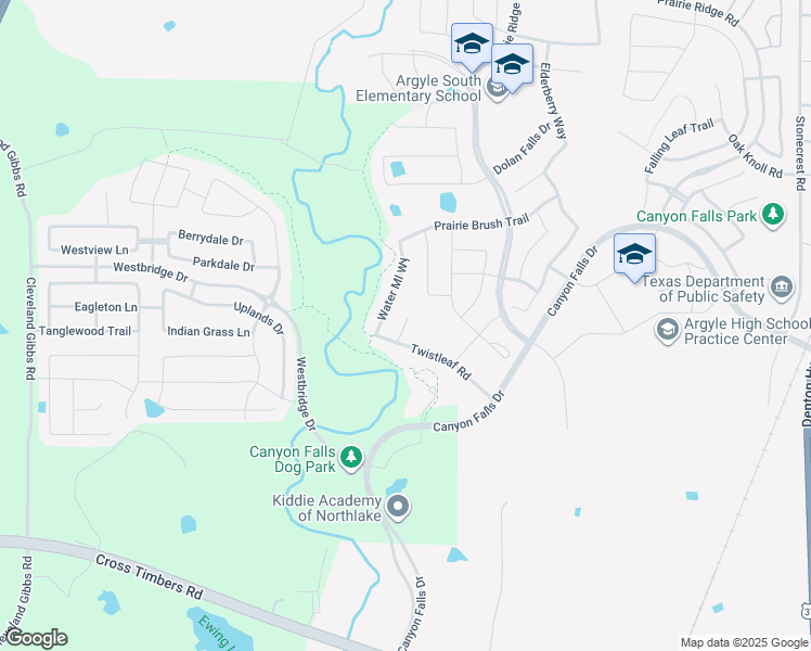 map of restaurants, bars, coffee shops, grocery stores, and more near 3713 Birch Wood Court in Northlake