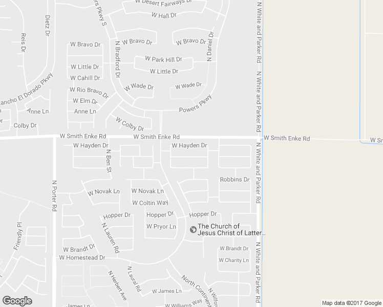 map of restaurants, bars, coffee shops, grocery stores, and more near 40428 West Thornberry Lane in Maricopa
