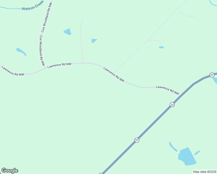 map of restaurants, bars, coffee shops, grocery stores, and more near 160 Lawrence Road Northwest in Milledgeville