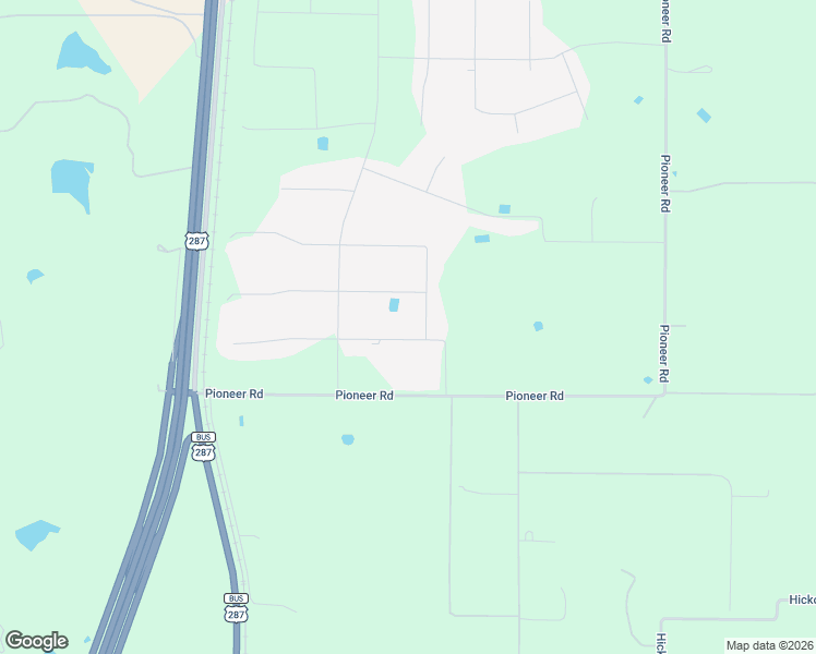 map of restaurants, bars, coffee shops, grocery stores, and more near 469 Pioneer Road in Rhome