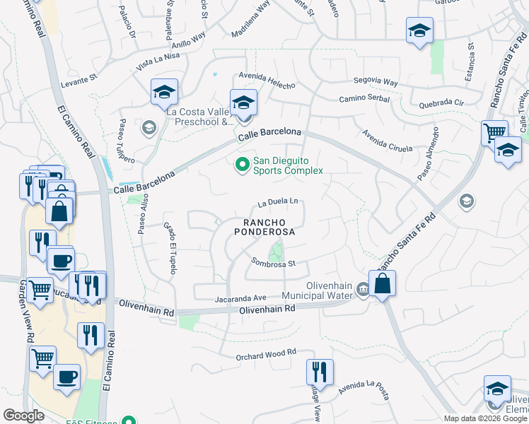 map of restaurants, bars, coffee shops, grocery stores, and more near in Carlsbad
