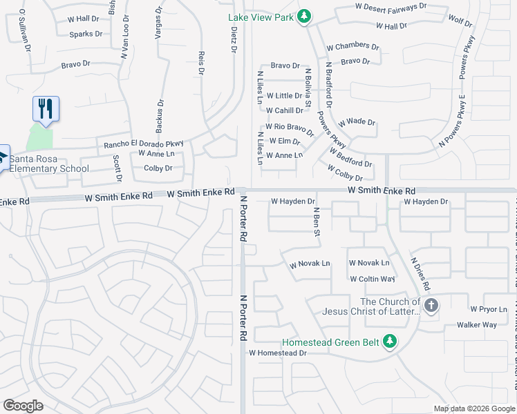 map of restaurants, bars, coffee shops, grocery stores, and more near 41411 West Hayden Drive in Maricopa