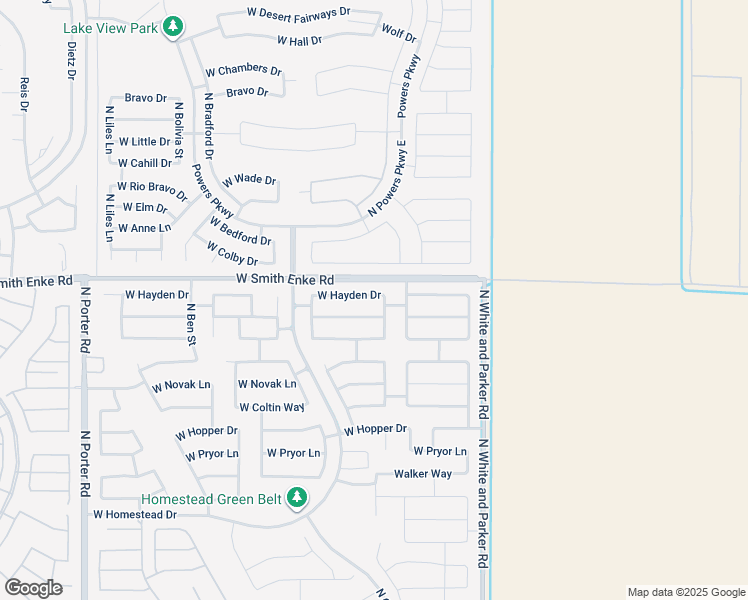 map of restaurants, bars, coffee shops, grocery stores, and more near 40345 West Hayden Drive in Maricopa