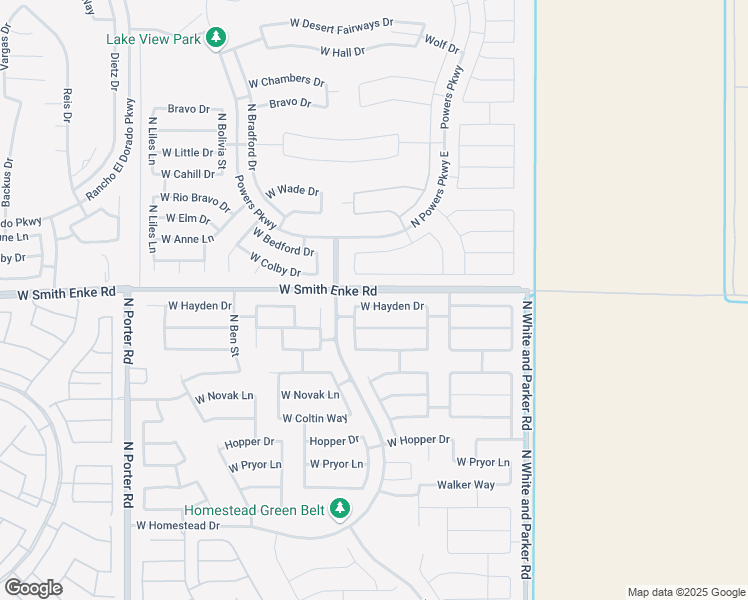 map of restaurants, bars, coffee shops, grocery stores, and more near 40510 West Hayden Drive in Maricopa