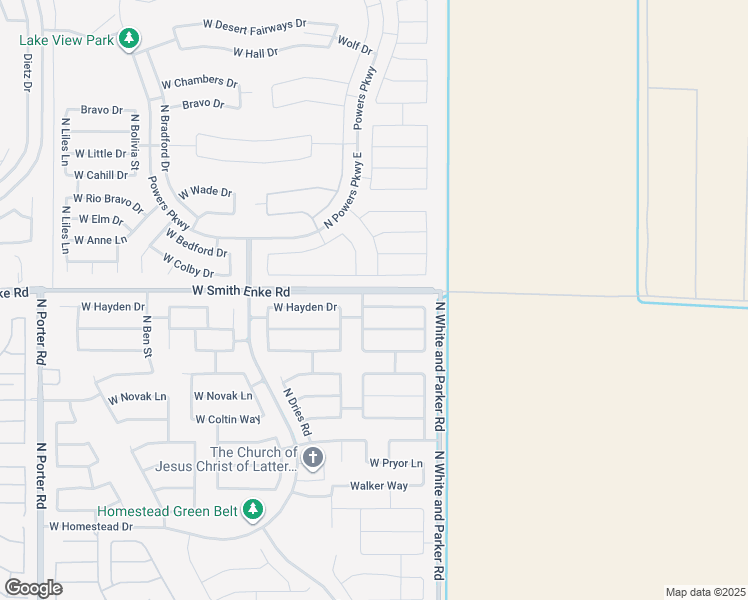 map of restaurants, bars, coffee shops, grocery stores, and more near 40163 West Michaels Drive in Maricopa