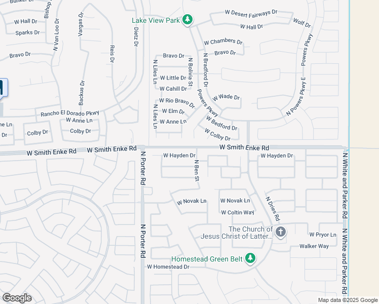 map of restaurants, bars, coffee shops, grocery stores, and more near 41130 West Hayden Drive in Maricopa
