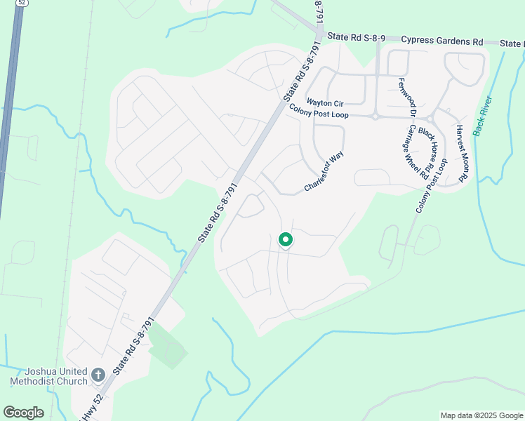 map of restaurants, bars, coffee shops, grocery stores, and more near 124 Maywood Drive in Moncks Corner