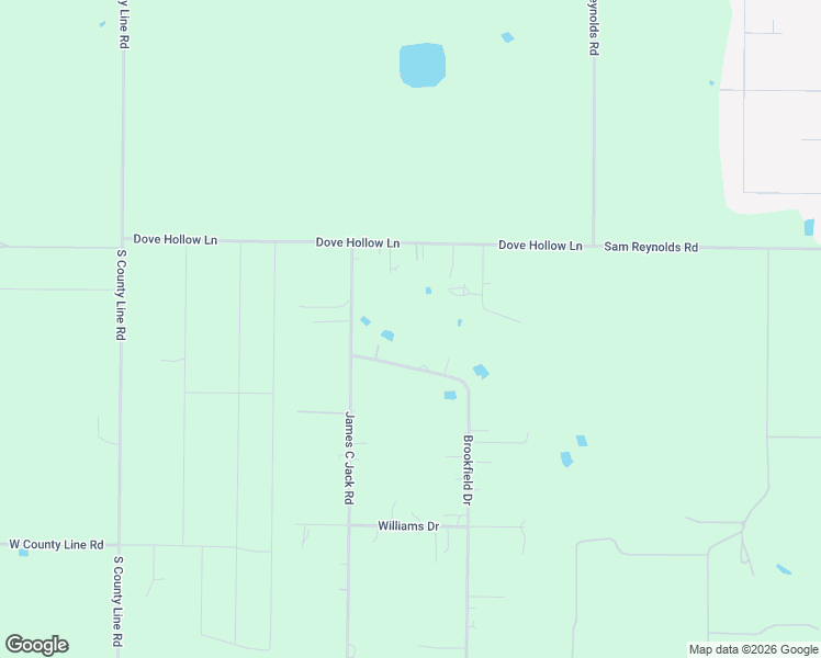 map of restaurants, bars, coffee shops, grocery stores, and more near 18035 Brookfield Drive in Justin