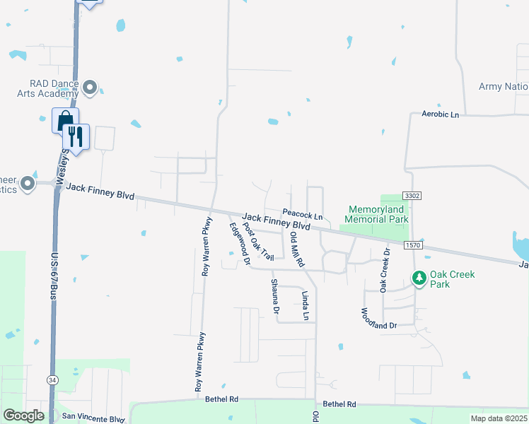 map of restaurants, bars, coffee shops, grocery stores, and more near 8 Meadow Lane in Greenville