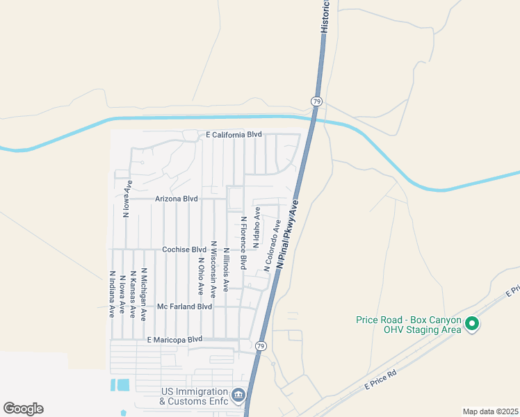 map of restaurants, bars, coffee shops, grocery stores, and more near 3817 North Idaho Avenue in Florence