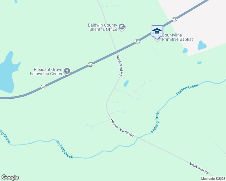 map of restaurants, bars, coffee shops, grocery stores, and more near 339 Horace Veal Road Northwest in Milledgeville