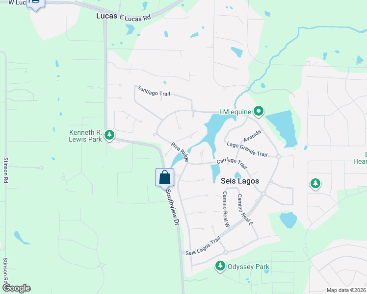 map of restaurants, bars, coffee shops, grocery stores, and more near 10 Lago Vista East in Wylie