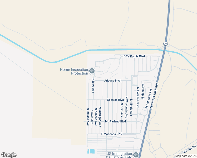 map of restaurants, bars, coffee shops, grocery stores, and more near 313 East Washington Street in Florence