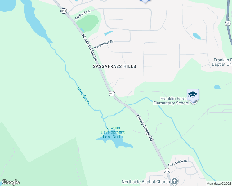 map of restaurants, bars, coffee shops, grocery stores, and more near 1786 Mooty Bridge Road in LaGrange
