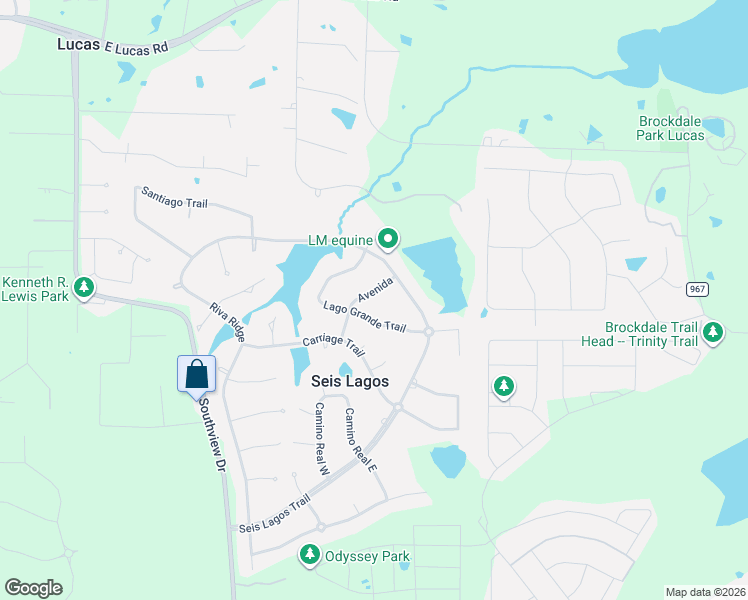 map of restaurants, bars, coffee shops, grocery stores, and more near 105 Avenida in Wylie