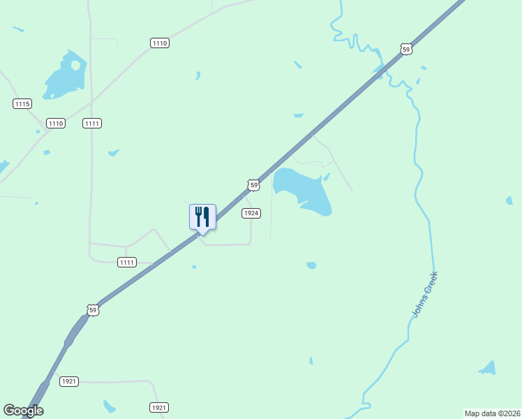 map of restaurants, bars, coffee shops, grocery stores, and more near 149 County Road 1924 in Atlanta