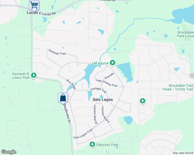 map of restaurants, bars, coffee shops, grocery stores, and more near 213 Lago Grande Trail in Wylie