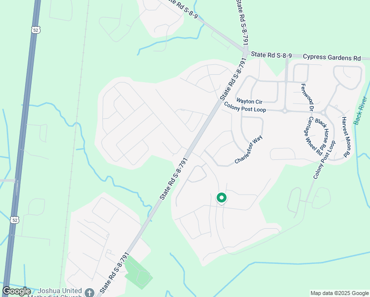 map of restaurants, bars, coffee shops, grocery stores, and more near 206 Sugarhouse Court in Moncks Corner
