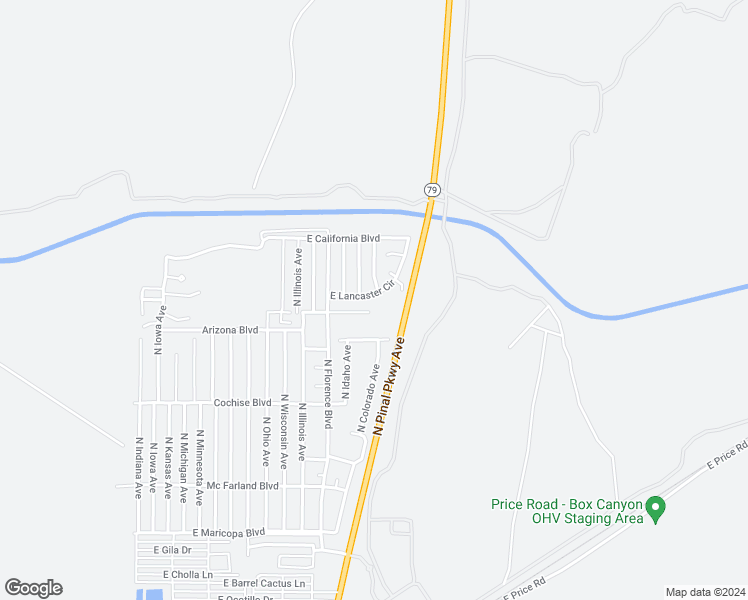 map of restaurants, bars, coffee shops, grocery stores, and more near 821 East Lancaster Circle in Florence