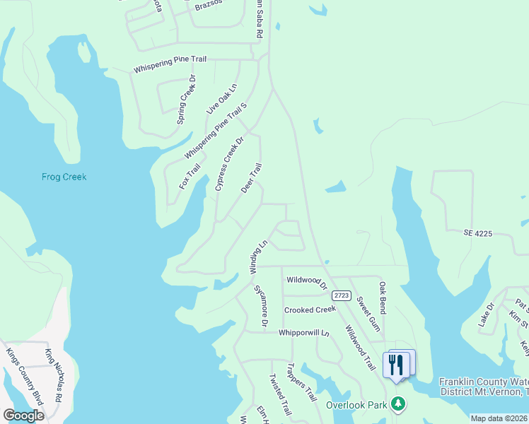 map of restaurants, bars, coffee shops, grocery stores, and more near 16 Cypress Circle in Mount Vernon
