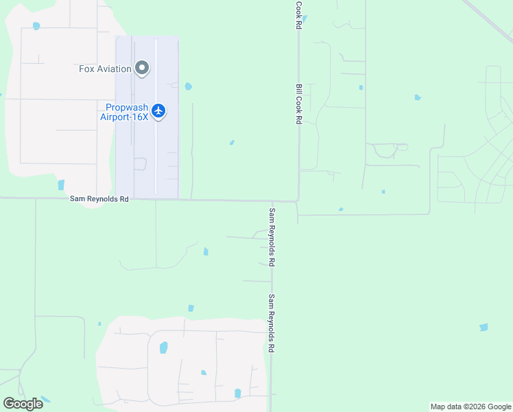 map of restaurants, bars, coffee shops, grocery stores, and more near Dove Hollow Ln in Justin