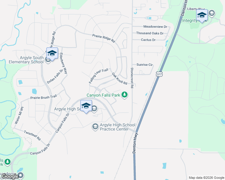 map of restaurants, bars, coffee shops, grocery stores, and more near 10916 Autumn Leaf Court in Argyle