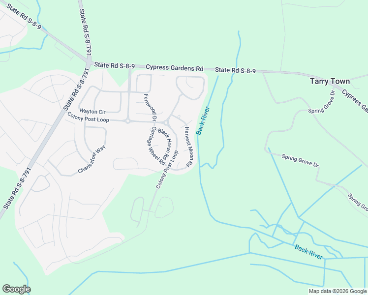 map of restaurants, bars, coffee shops, grocery stores, and more near 602 Curing Court in Moncks Corner