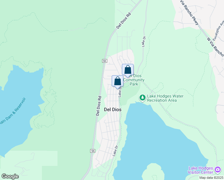 map of restaurants, bars, coffee shops, grocery stores, and more near 3rd Place in Escondido
