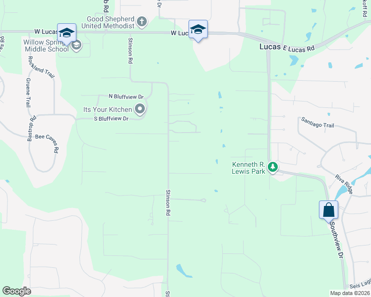 map of restaurants, bars, coffee shops, grocery stores, and more near 725 Stinson Road in Allen