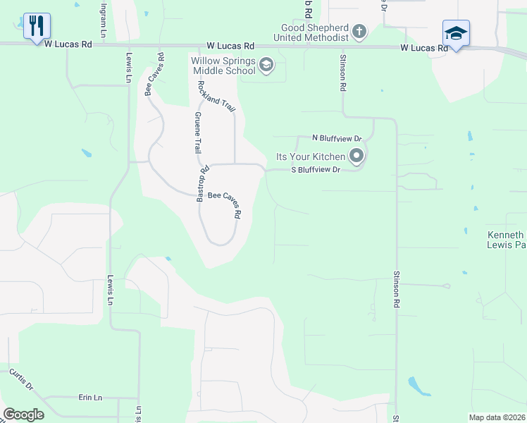 map of restaurants, bars, coffee shops, grocery stores, and more near 630 Preakness Park in Allen
