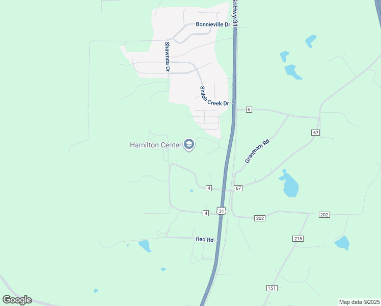 map of restaurants, bars, coffee shops, grocery stores, and more near 151 Hamilton Lane in Calera