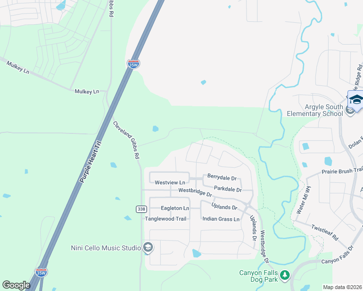 map of restaurants, bars, coffee shops, grocery stores, and more near 9804 Cleveland Gibbs Road in Northlake