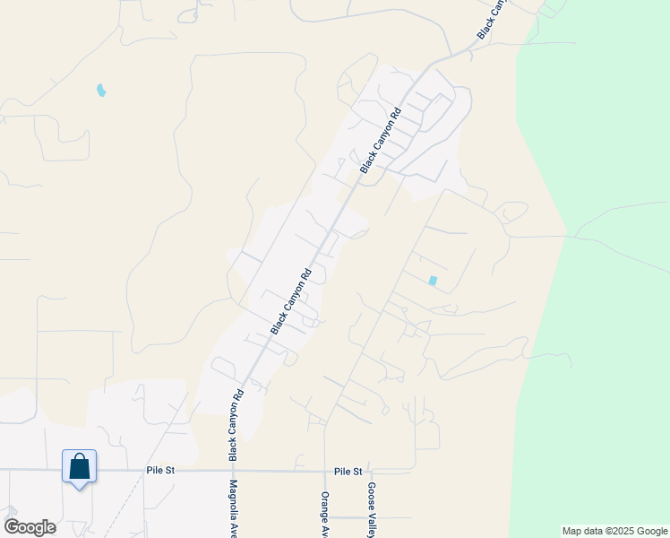 map of restaurants, bars, coffee shops, grocery stores, and more near 2050 Black Canyon Road in Ramona
