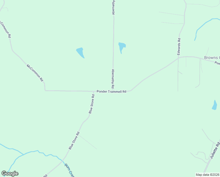 map of restaurants, bars, coffee shops, grocery stores, and more near 1042 Ponder Trammell Road in Juliette