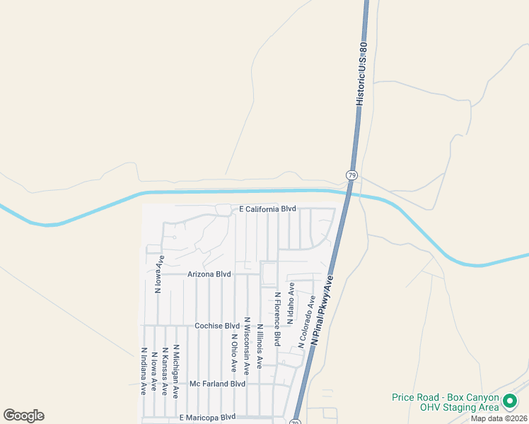 map of restaurants, bars, coffee shops, grocery stores, and more near 722 East California Boulevard in Florence